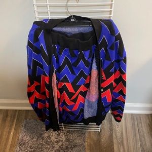 Two piece skirt and jacket set